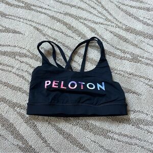LululemonPeloton Black Sports Bra 4